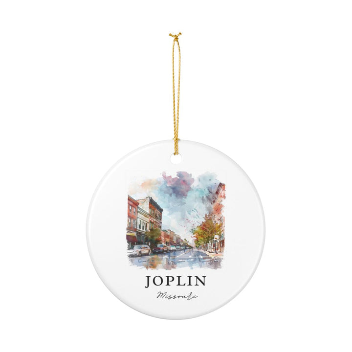 Joplin Missouri Ornament: Unique Joplin Missouri Souvenir, Joplin Missouri Xmas Decor, and Authentic Joplin Missouri Gift