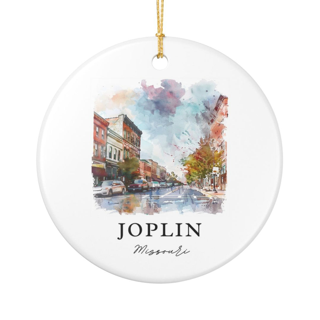 Joplin Missouri Ornament: Unique Joplin Missouri Souvenir, Joplin Missouri Xmas Decor, and Authentic Joplin Missouri Gift
