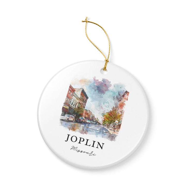 Joplin Missouri Ornament: Unique Joplin Missouri Souvenir, Joplin Missouri Xmas Decor, and Authentic Joplin Missouri Gift