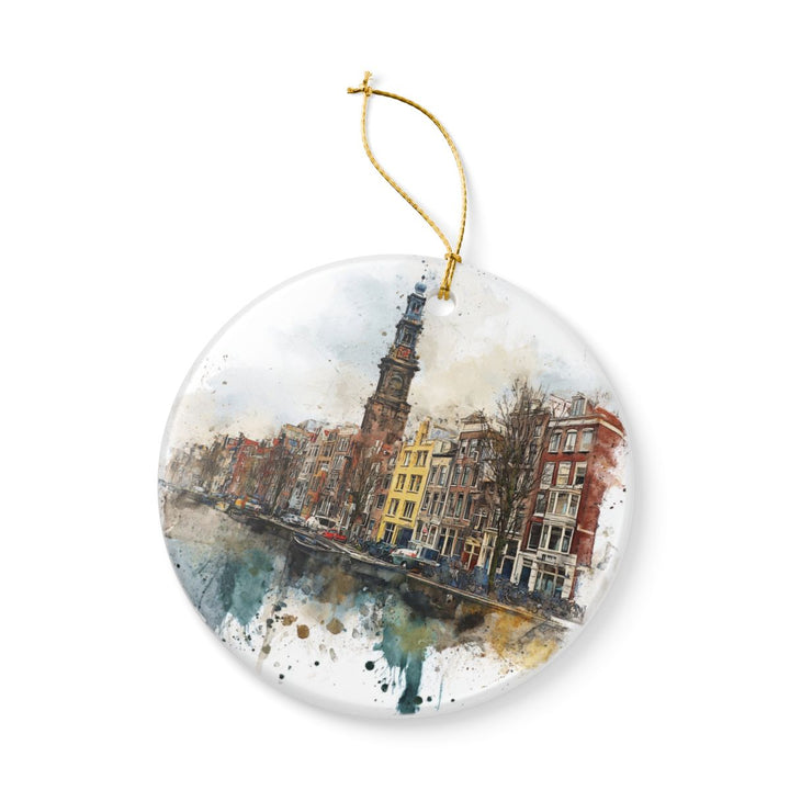 Jordaan Amsterdam Netherlands Ornament: Unique Jordaan Amsterdam Souvenir, Jordaan Amsterdam Netherlands Xmas Decor, and Authentic Jordaan Amsterdam Gift