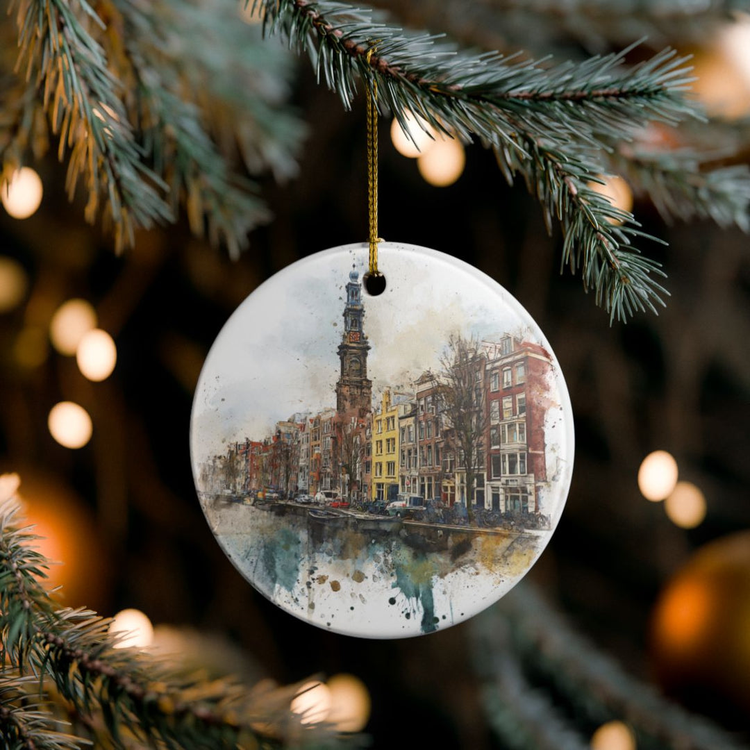 Jordaan Amsterdam Netherlands Ornament: Unique Jordaan Amsterdam Souvenir, Jordaan Amsterdam Netherlands Xmas Decor, and Authentic Jordaan Amsterdam Gift