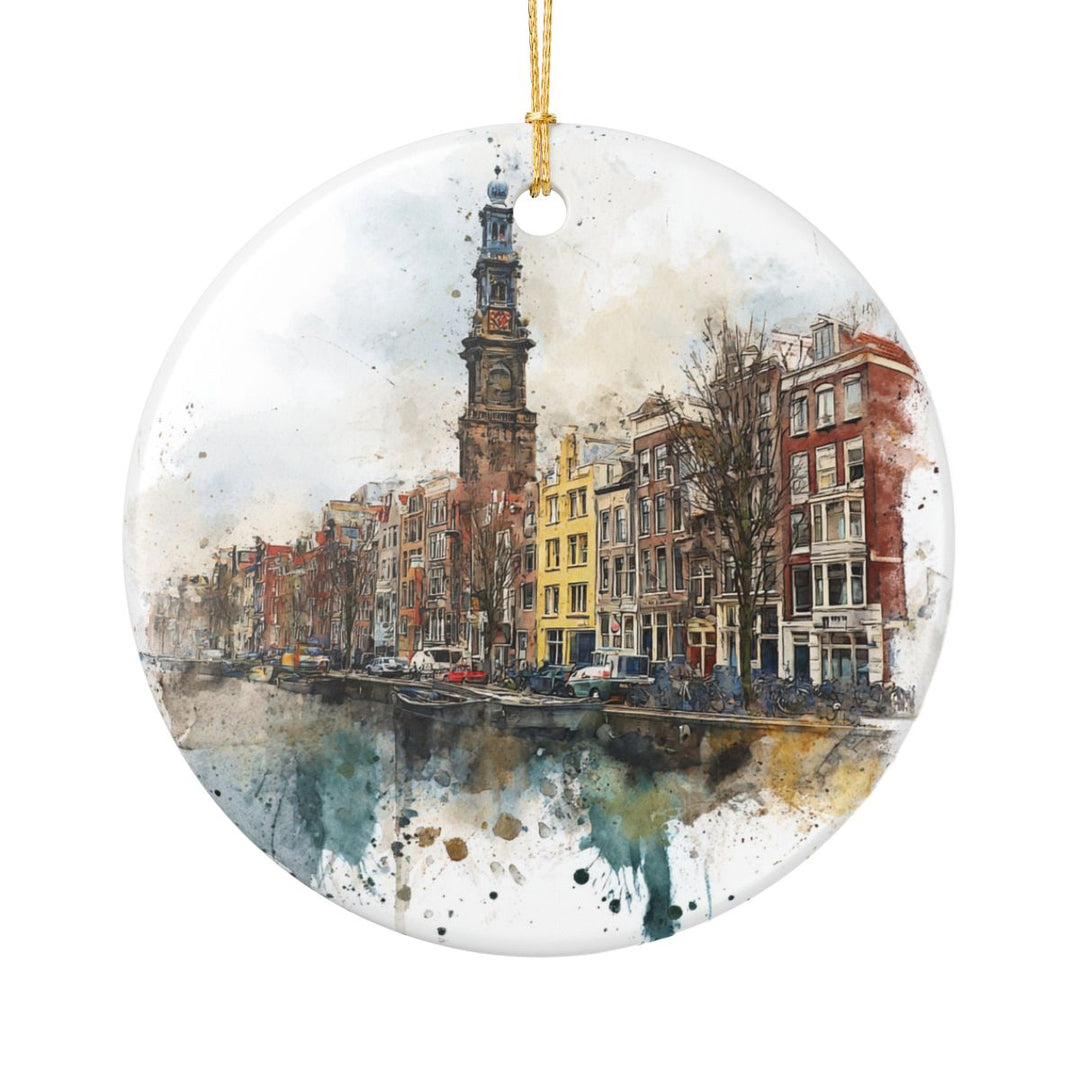 Jordaan Amsterdam Netherlands Ornament: Unique Jordaan Amsterdam Souvenir, Jordaan Amsterdam Netherlands Xmas Decor, and Authentic Jordaan Amsterdam Gift