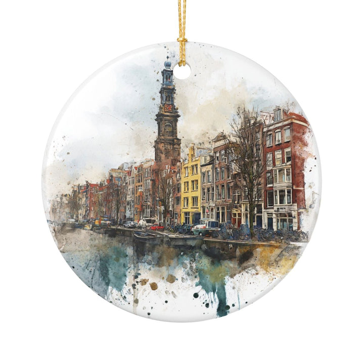Jordaan Amsterdam Netherlands Ornament: Unique Jordaan Amsterdam Souvenir, Jordaan Amsterdam Netherlands Xmas Decor, and Authentic Jordaan Amsterdam Gift