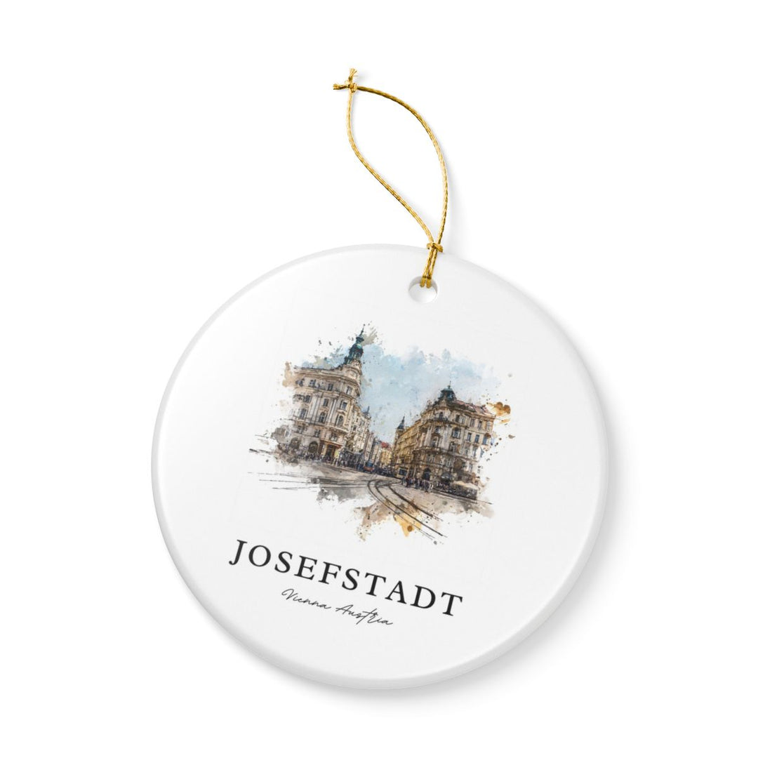 Josefstadt Vienna Austria Ornament: Unique Josefstadt Vienna Souvenir, Josefstadt Vienna Austria Xmas Decor, and Authentic Josefstadt Vienna Gift