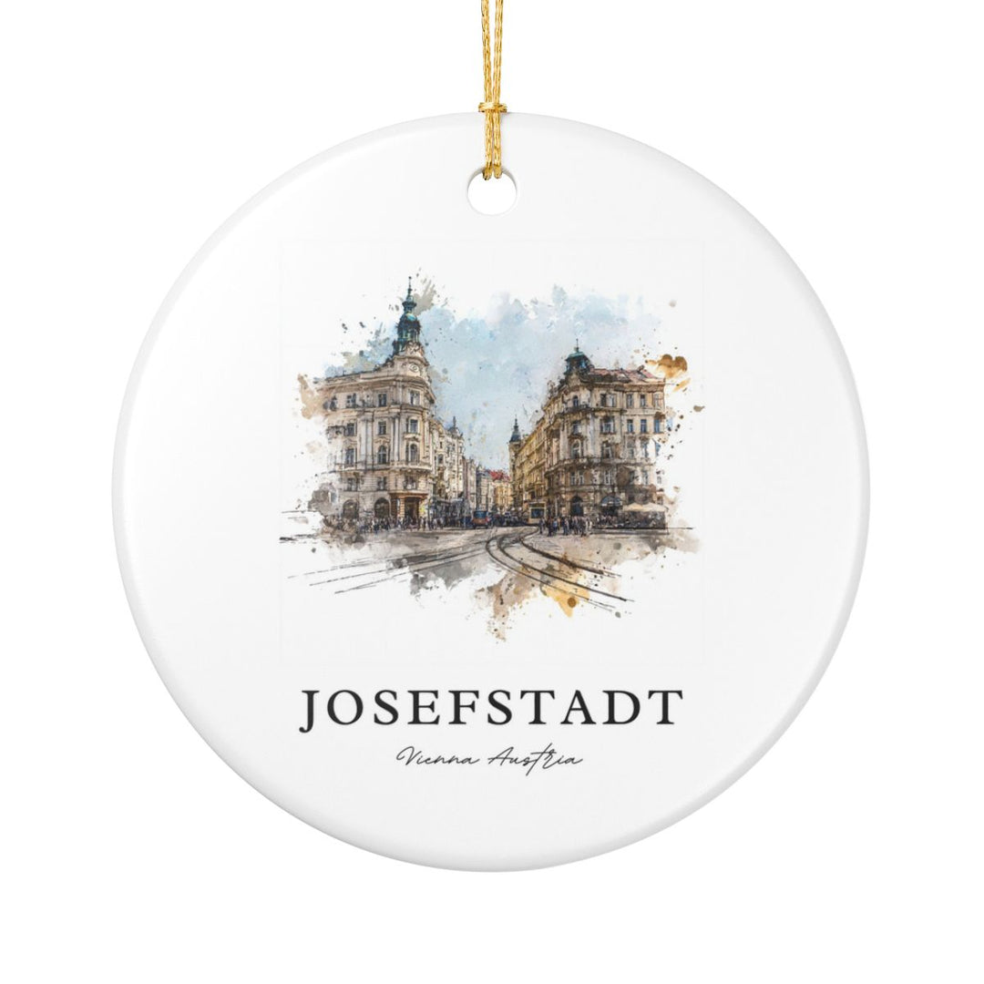 Josefstadt Vienna Austria Ornament: Unique Josefstadt Vienna Souvenir, Josefstadt Vienna Austria Xmas Decor, and Authentic Josefstadt Vienna Gift