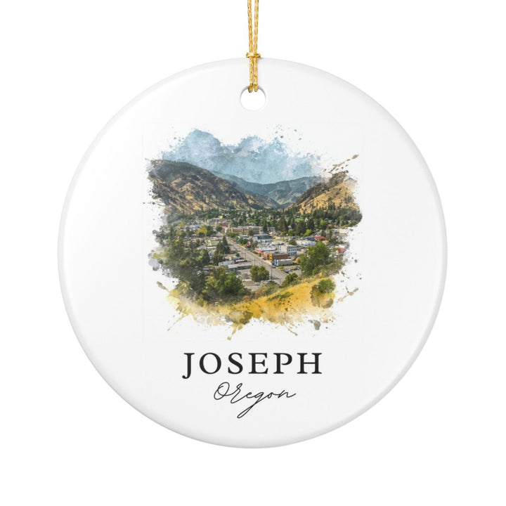 Joseph Oregon Ornament: Unique Joseph Oregon Souvenir, Joseph Oregon Xmas Decor, and Authentic Joseph Oregon Gift
