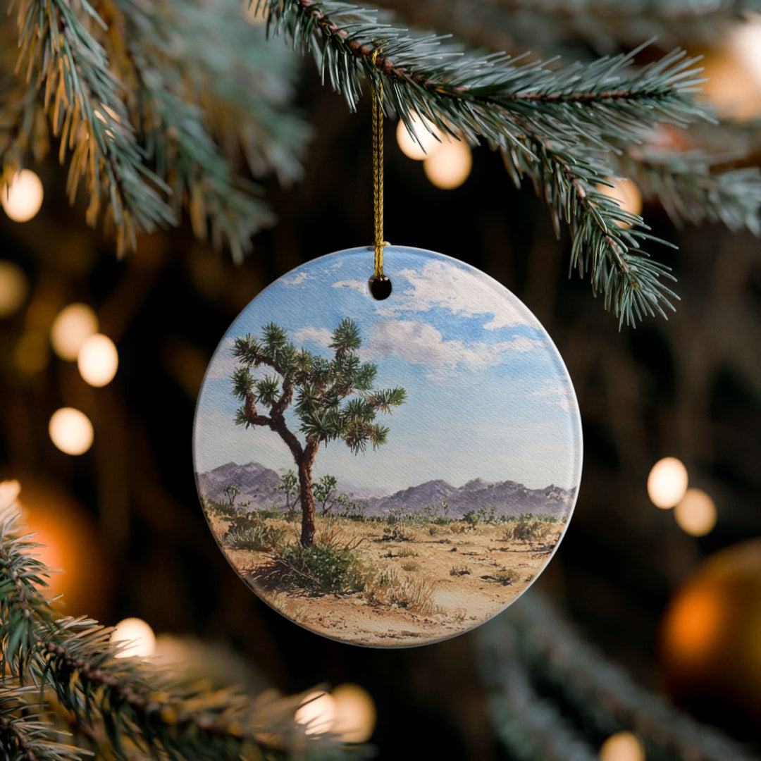 Joshua Tree California USA Ornament: Unique Joshua Tree Souvenir, Joshua Tree California Xmas Decor, and Authentic Joshua Tree Gift
