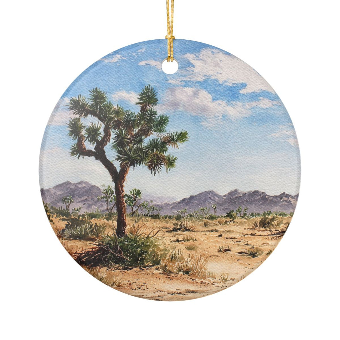 Joshua Tree California USA Ornament: Unique Joshua Tree Souvenir, Joshua Tree California Xmas Decor, and Authentic Joshua Tree Gift