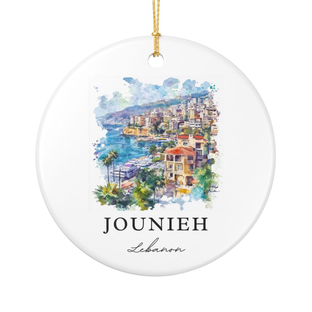 Jounieh Ornament: Unique Jounieh Souvenir, Jounieh Xmas Decor, and Authentic Jounieh Gift