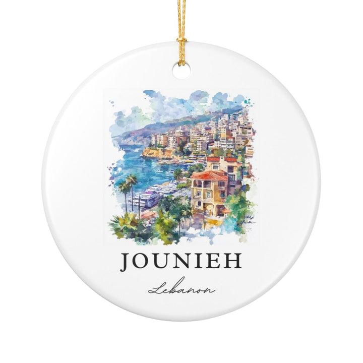Jounieh Ornament: Unique Jounieh Souvenir, Jounieh Xmas Decor, and Authentic Jounieh Gift