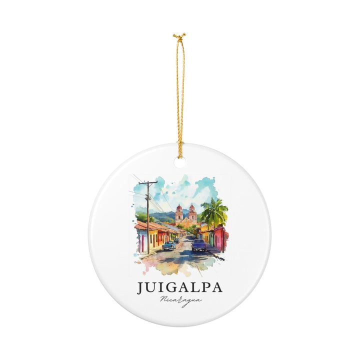 Juigalpa Nicaragua Ornament: Unique Juigalpa Nicaragua Souvenir, Juigalpa Nicaragua Xmas Decor, and Authentic Juigalpa Nicaragua Gift