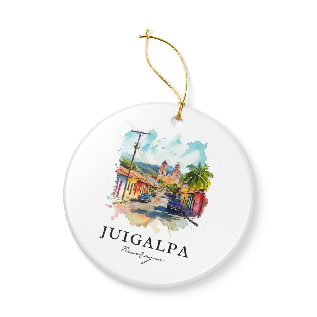Juigalpa Nicaragua Ornament: Unique Juigalpa Nicaragua Souvenir, Juigalpa Nicaragua Xmas Decor, and Authentic Juigalpa Nicaragua Gift