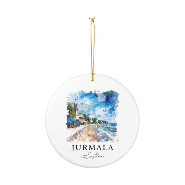Jurmala Latvia Ornament: Unique Jurmala Souvenir, Jurmala Latvia Xmas Decor, and Authentic Jurmala Gift