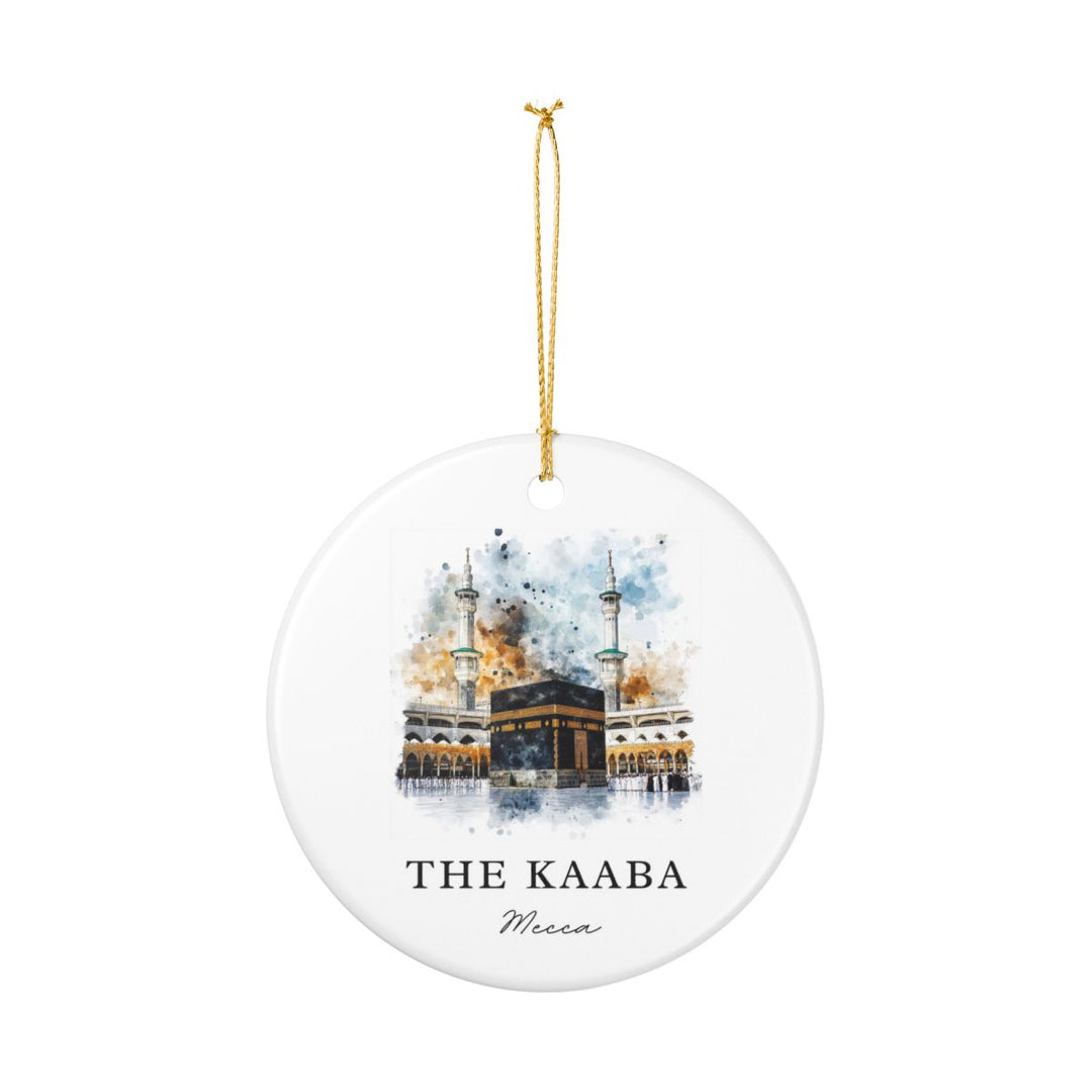Kaaba Mecca Saudi Arabia Ornament: Unique Kaaba Mecca Souvenir, Kaaba Mecca Saudi Arabia Xmas Decor, and Authentic Kaaba Mecca Gift