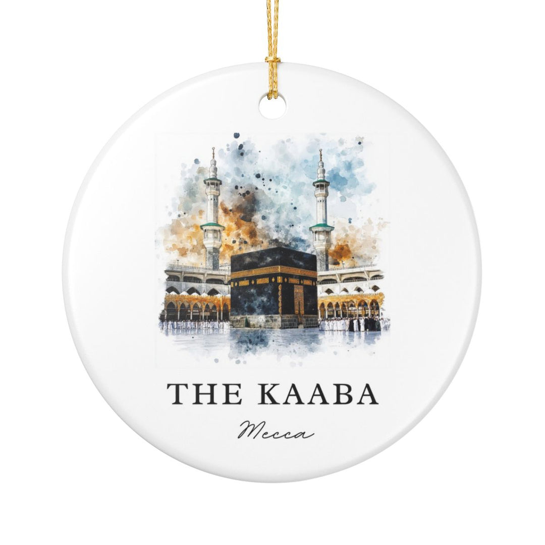 Kaaba Mecca Saudi Arabia Ornament: Unique Kaaba Mecca Souvenir, Kaaba Mecca Saudi Arabia Xmas Decor, and Authentic Kaaba Mecca Gift