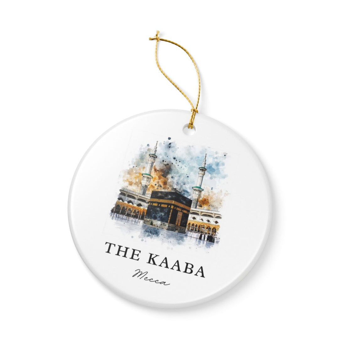 Kaaba Mecca Saudi Arabia Ornament: Unique Kaaba Mecca Souvenir, Kaaba Mecca Saudi Arabia Xmas Decor, and Authentic Kaaba Mecca Gift