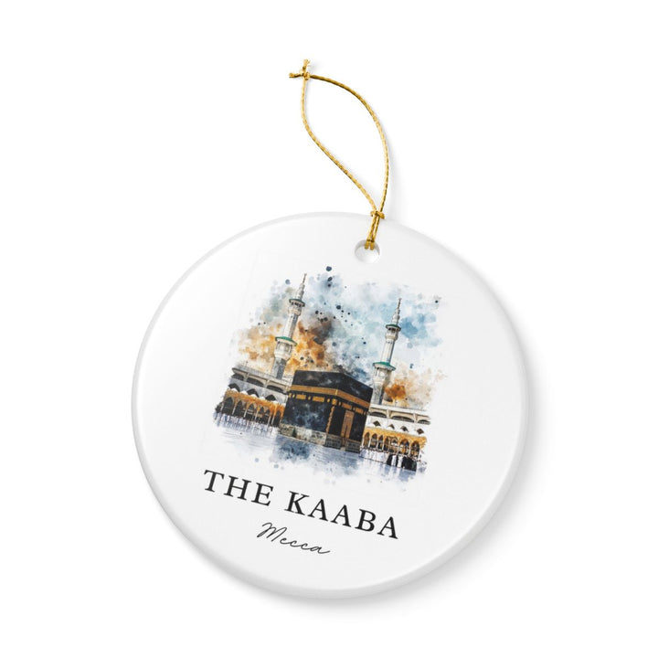 Kaaba Mecca Saudi Arabia Ornament: Unique Kaaba Mecca Souvenir, Kaaba Mecca Saudi Arabia Xmas Decor, and Authentic Kaaba Mecca Gift