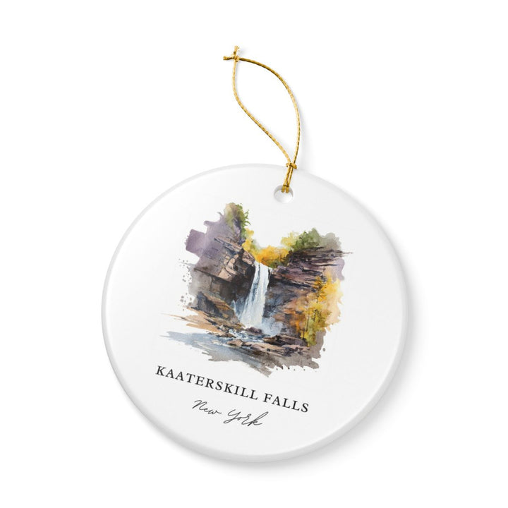 Kaaterskill Falls New York USA Ornament: Unique Kaaterskill Falls Souvenir, Kaaterskill Falls New York Xmas Decor, and Authentic Kaaterskill Falls Gift
