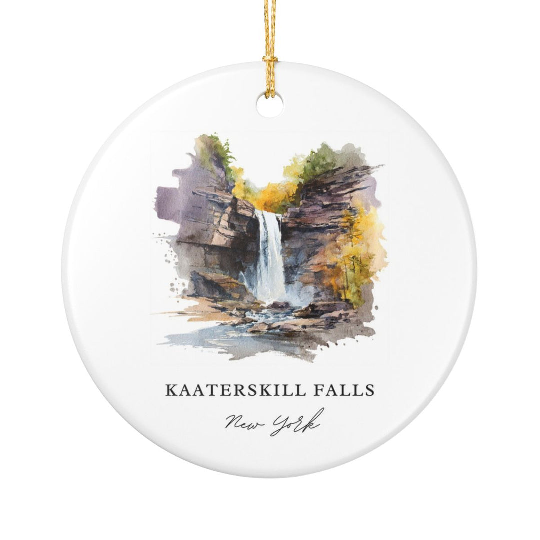 Kaaterskill Falls New York USA Ornament: Unique Kaaterskill Falls Souvenir, Kaaterskill Falls New York Xmas Decor, and Authentic Kaaterskill Falls Gift