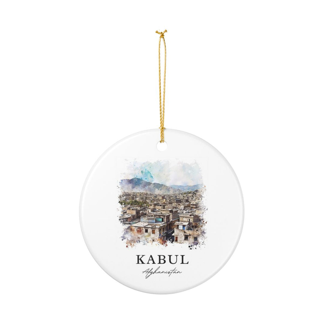 Kabul Afghanistan Ornament: Unique Kabul Afghanistan Souvenir, Kabul Afghanistan Xmas Decor, and Authentic Kabul Afghanistan Gift