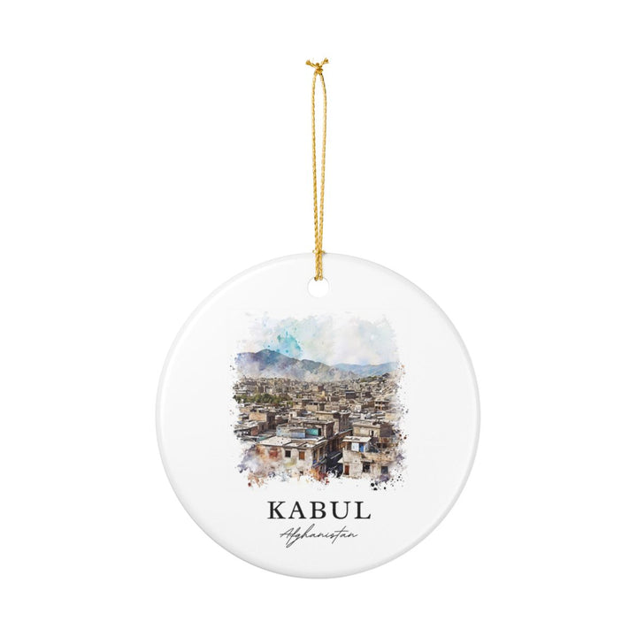 Kabul Afghanistan Ornament: Unique Kabul Afghanistan Souvenir, Kabul Afghanistan Xmas Decor, and Authentic Kabul Afghanistan Gift