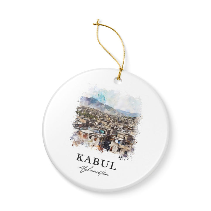 Kabul Afghanistan Ornament: Unique Kabul Afghanistan Souvenir, Kabul Afghanistan Xmas Decor, and Authentic Kabul Afghanistan Gift