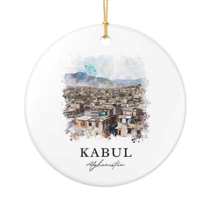 Kabul Afghanistan Ornament: Unique Kabul Afghanistan Souvenir, Kabul Afghanistan Xmas Decor, and Authentic Kabul Afghanistan Gift