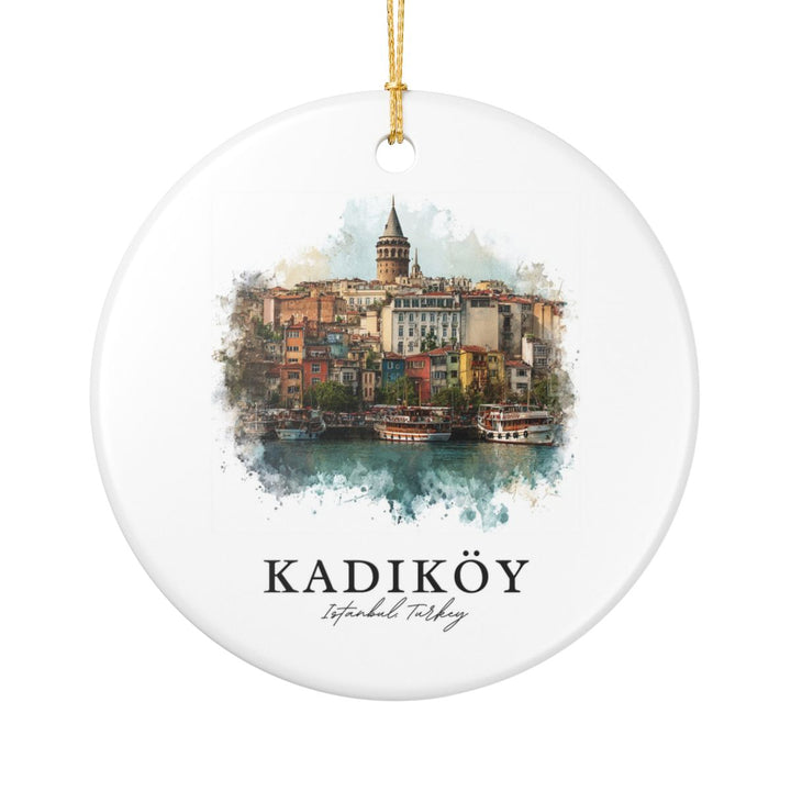 Kadikoy Turkey Ornament: Unique Kadikoy Souvenir, Kadikoy Turkey Xmas Decor, and Authentic Kadikoy Gift
