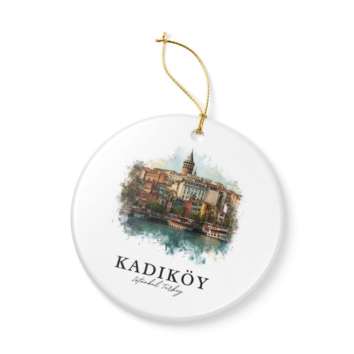 Kadikoy Turkey Ornament: Unique Kadikoy Souvenir, Kadikoy Turkey Xmas Decor, and Authentic Kadikoy Gift