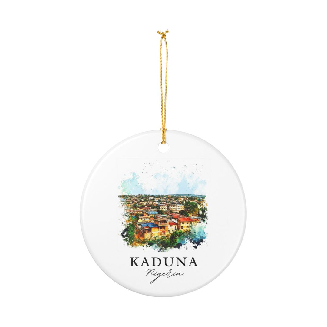 Kaduna Nigeria Ornament: Unique Kaduna Souvenir, Kaduna Nigeria Xmas Decor, and Authentic Kaduna Gift