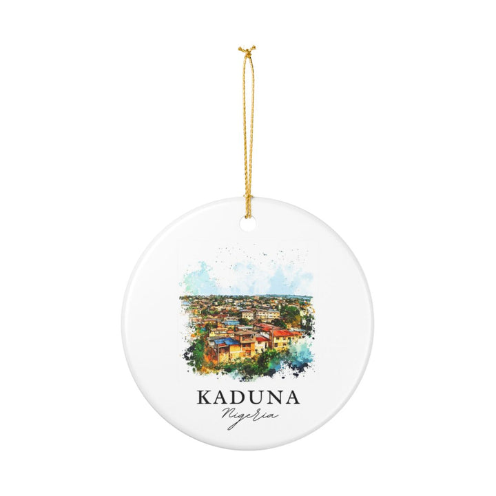Kaduna Nigeria Ornament: Unique Kaduna Souvenir, Kaduna Nigeria Xmas Decor, and Authentic Kaduna Gift