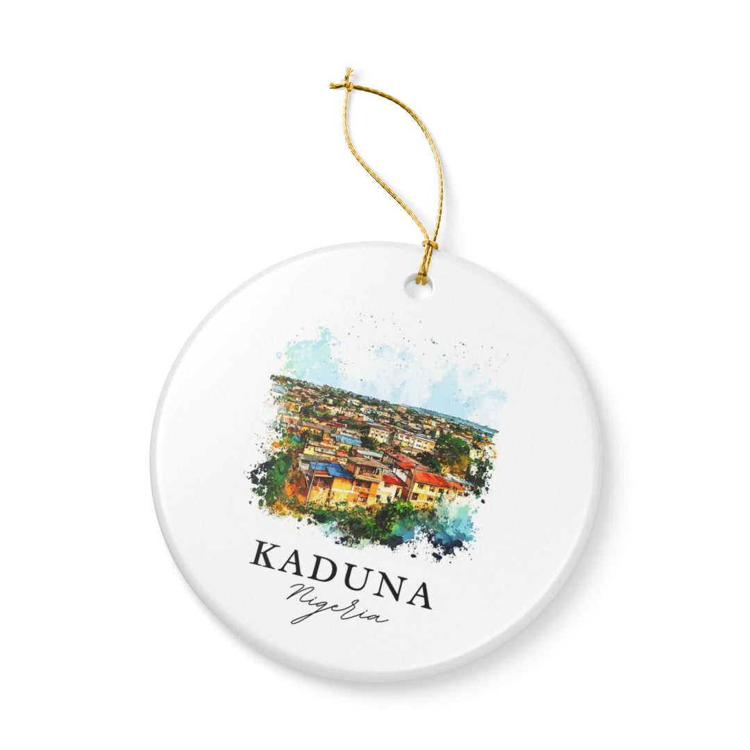 Kaduna Nigeria Ornament: Unique Kaduna Souvenir, Kaduna Nigeria Xmas Decor, and Authentic Kaduna Gift