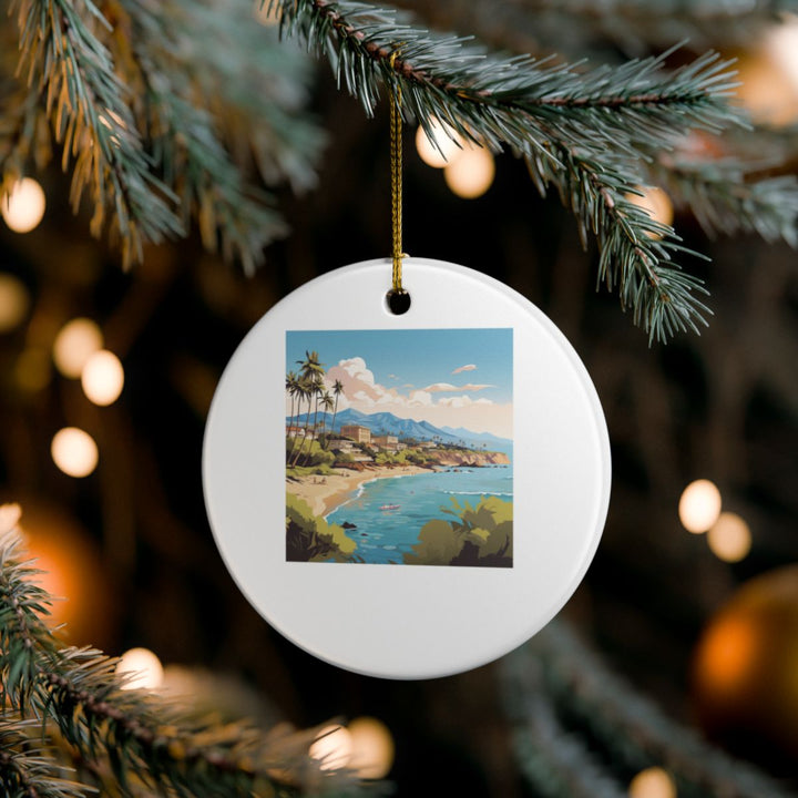 Kailua-kona Hawaii Ornament: Unique Kailua-kona Souvenir, Kailua-kona Hawaii Xmas Decor, and Authentic Kailua-kona Gift