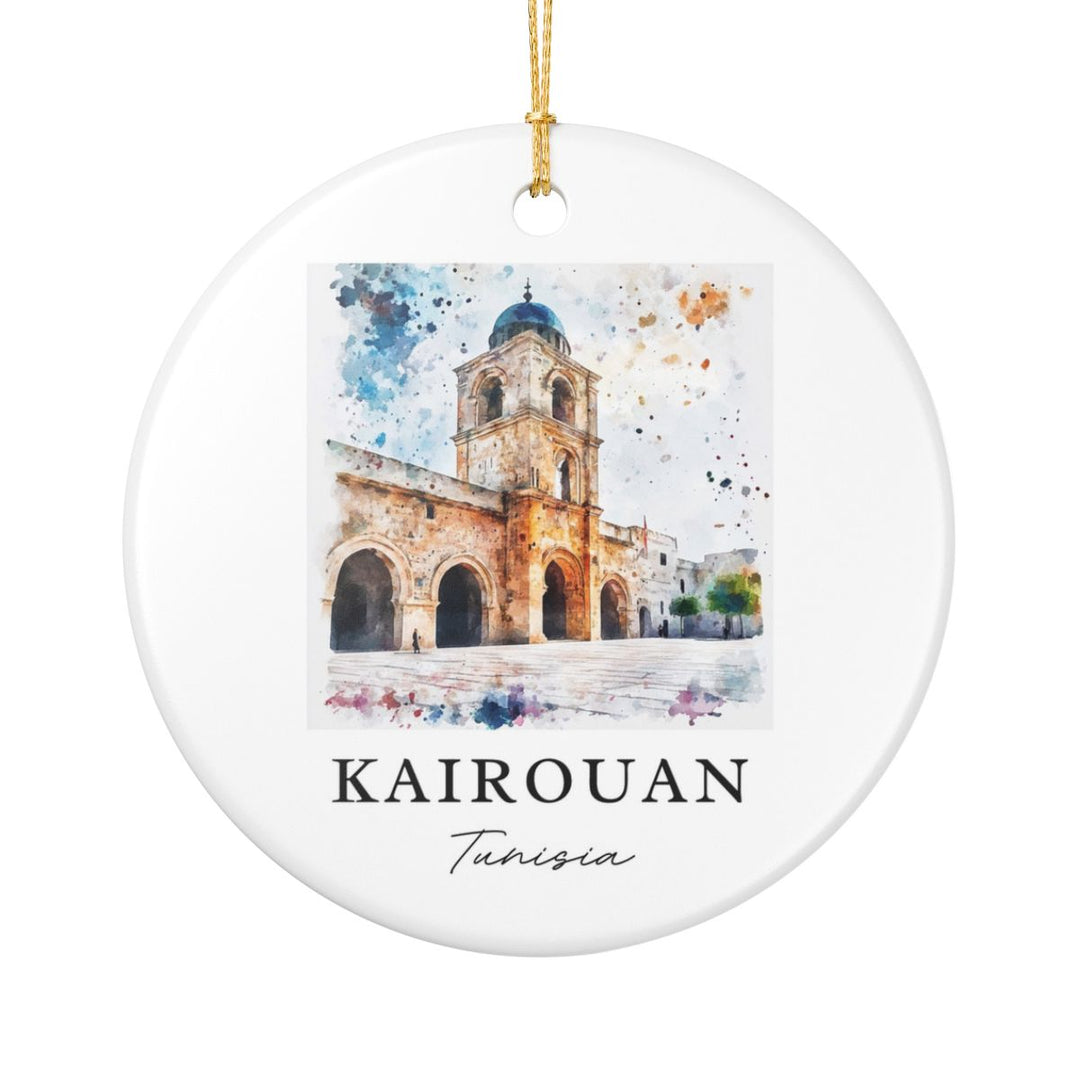 Kairouan Tunisia Ornament: Unique Kairouan Tunisia Souvenir, Kairouan Tunisia Xmas Decor, and Authentic Kairouan Tunisia Gift