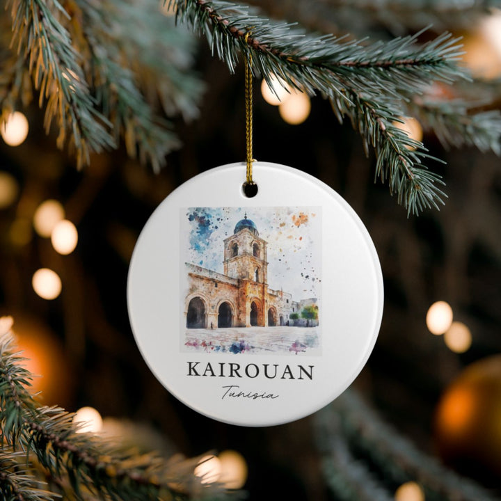 Kairouan Tunisia Ornament: Unique Kairouan Tunisia Souvenir, Kairouan Tunisia Xmas Decor, and Authentic Kairouan Tunisia Gift