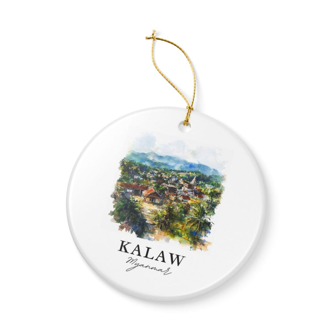 Kalaw Myanmar Ornament: Unique Kalaw Myanmar Souvenir, Kalaw Myanmar Xmas Decor, and Authentic Kalaw Myanmar Gift