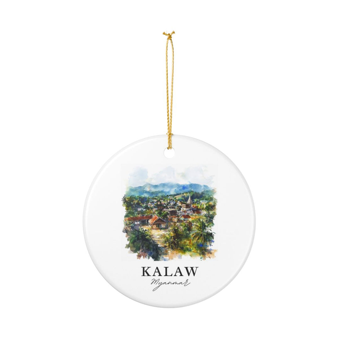 Kalaw Myanmar Ornament: Unique Kalaw Myanmar Souvenir, Kalaw Myanmar Xmas Decor, and Authentic Kalaw Myanmar Gift