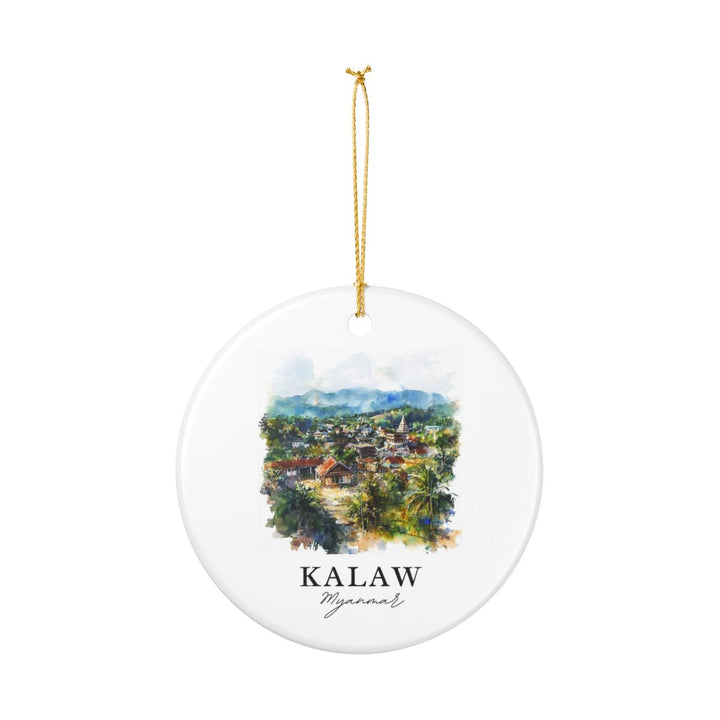 Kalaw Myanmar Ornament: Unique Kalaw Myanmar Souvenir, Kalaw Myanmar Xmas Decor, and Authentic Kalaw Myanmar Gift