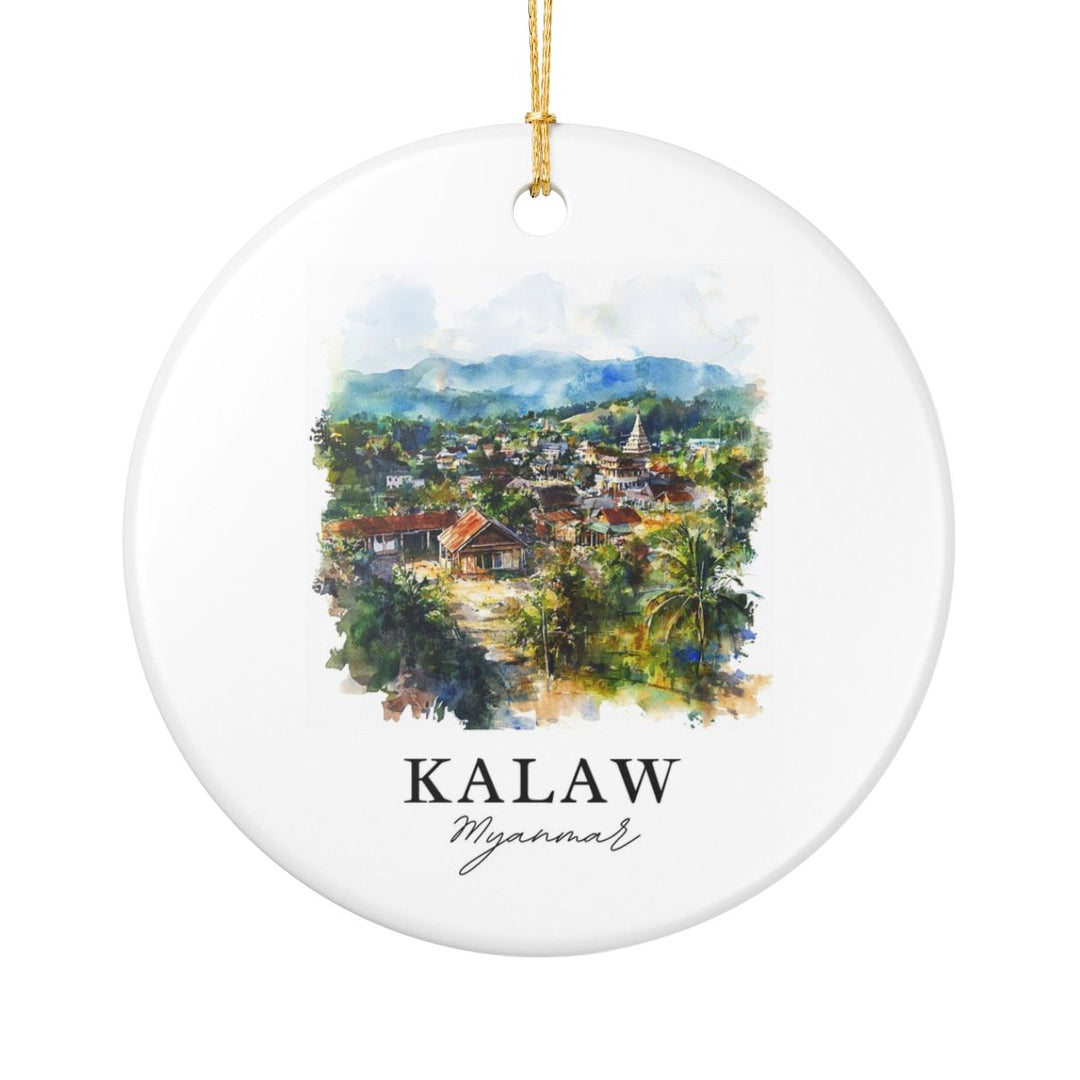 Kalaw Myanmar Ornament: Unique Kalaw Myanmar Souvenir, Kalaw Myanmar Xmas Decor, and Authentic Kalaw Myanmar Gift