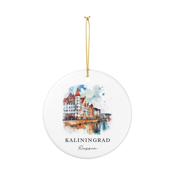 Kaliningrad Russia Ornament: Unique Kaliningrad Souvenir, Kaliningrad Russia Xmas Decor, and Authentic Kaliningrad Gift