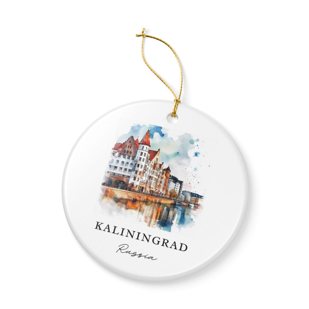 Kaliningrad Russia Ornament: Unique Kaliningrad Souvenir, Kaliningrad Russia Xmas Decor, and Authentic Kaliningrad Gift