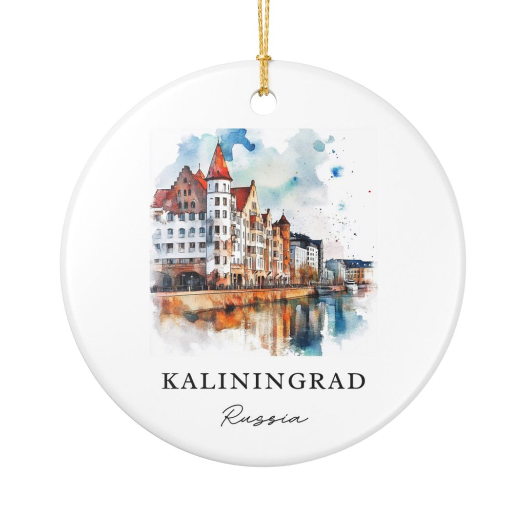 Kaliningrad Russia Ornament: Unique Kaliningrad Souvenir, Kaliningrad Russia Xmas Decor, and Authentic Kaliningrad Gift