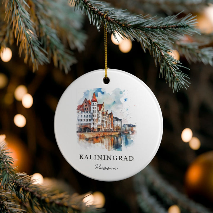 Kaliningrad Russia Ornament: Unique Kaliningrad Souvenir, Kaliningrad Russia Xmas Decor, and Authentic Kaliningrad Gift