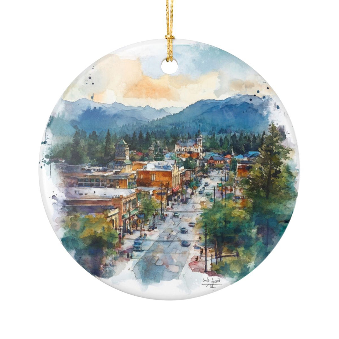 Kalispell Montana Ornament: Unique Kalispell Montana Souvenir, Kalispell Montana Xmas Decor, and Authentic Kalispell Montana Gift