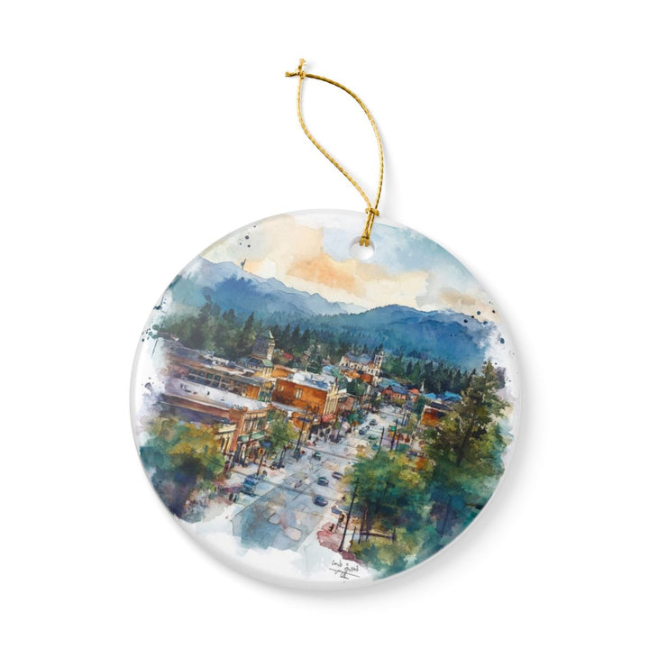 Kalispell Montana Ornament: Unique Kalispell Montana Souvenir, Kalispell Montana Xmas Decor, and Authentic Kalispell Montana Gift