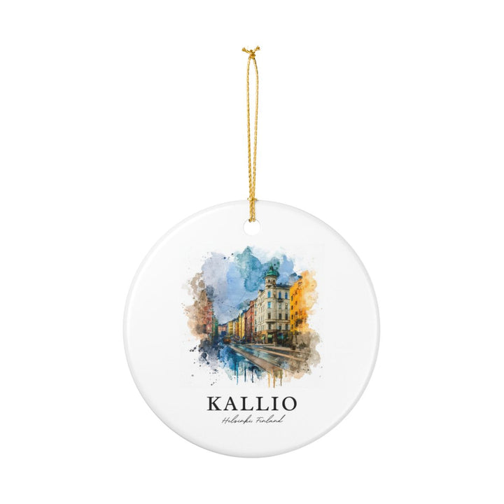 Kallio Finland Ornament: Unique Kallio Souvenir, Kallio Finland Xmas Decor, and Authentic Kallio Gift