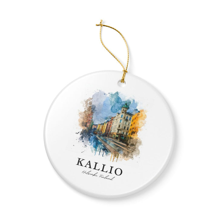 Kallio Finland Ornament: Unique Kallio Souvenir, Kallio Finland Xmas Decor, and Authentic Kallio Gift