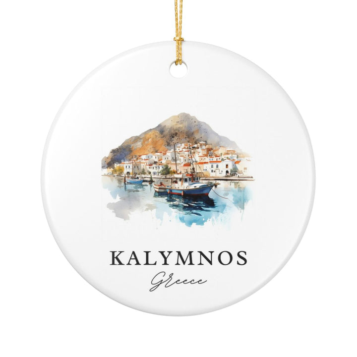 Kalymnos Greece Ornament | Christmas Travel Souvenir Gift