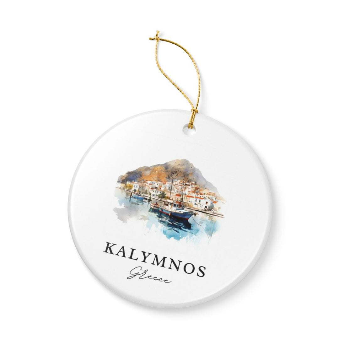 Kalymnos Greece Ornament | Christmas Travel Souvenir Gift