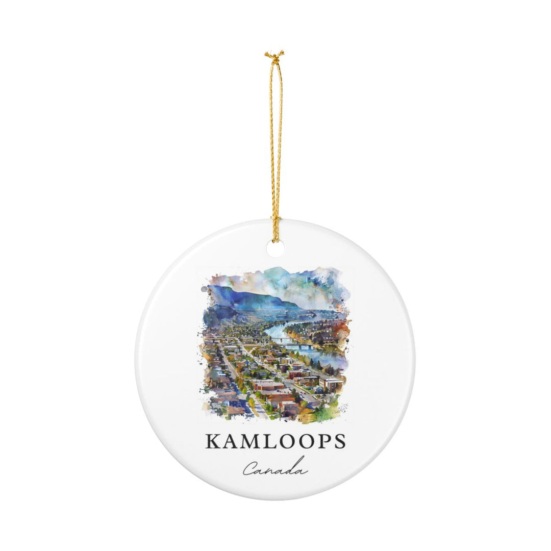 Kamloops Canada Ornament: Unique Kamloops Souvenir, Kamloops Canada Xmas Decor, and Authentic Kamloops Gift